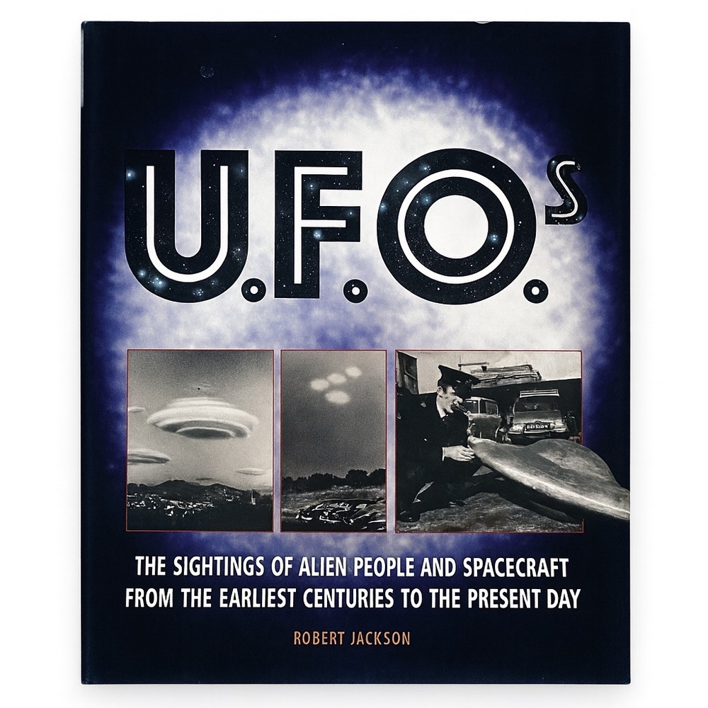 Smithmark Teal Illustrated UFO Hardcover Book Coffee Table 1992‎ Sci-Fi Retro